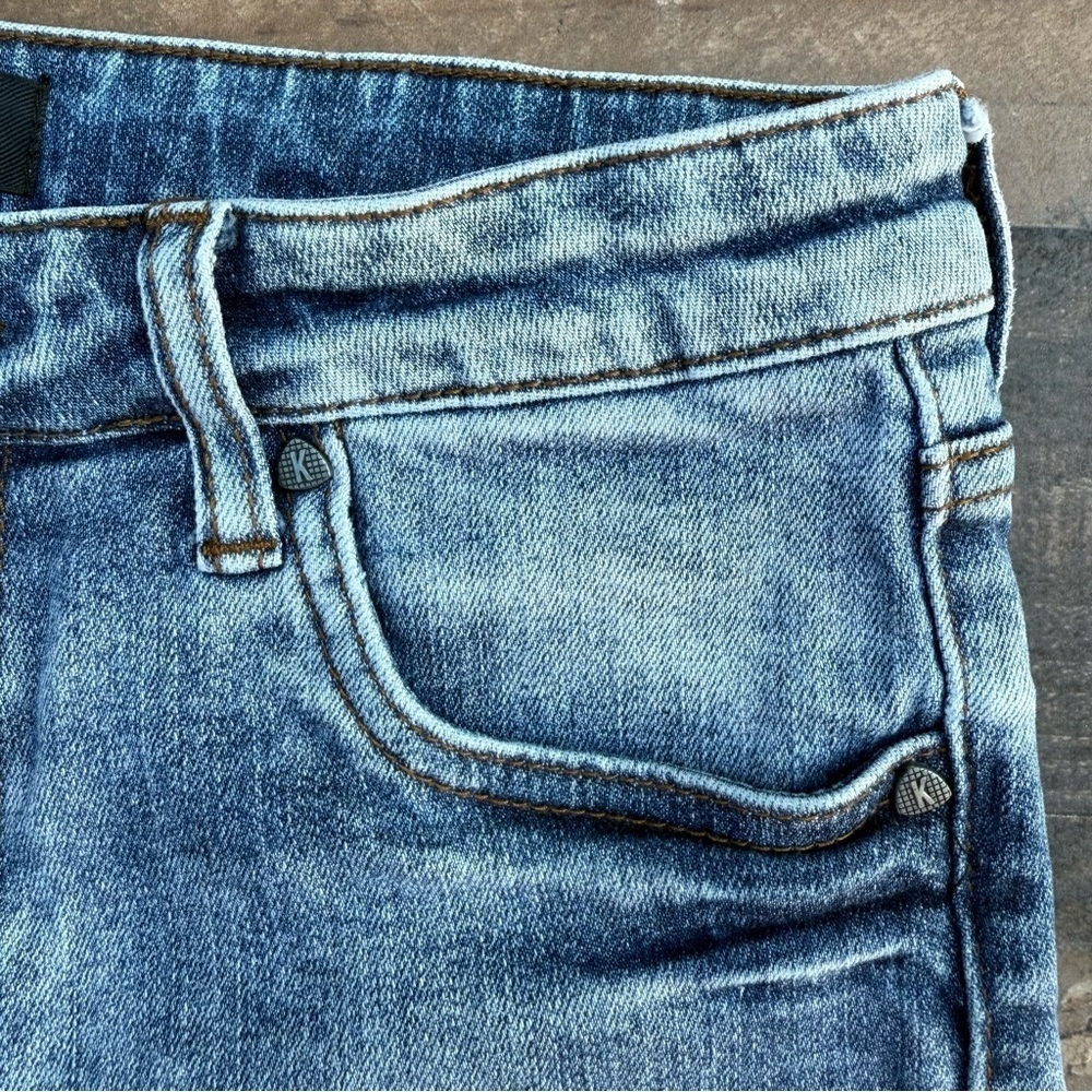 KUT From The Kloth Size 2 Gidget High Rise Fray Denim Shorts Size 2 - Picture 8 of 12